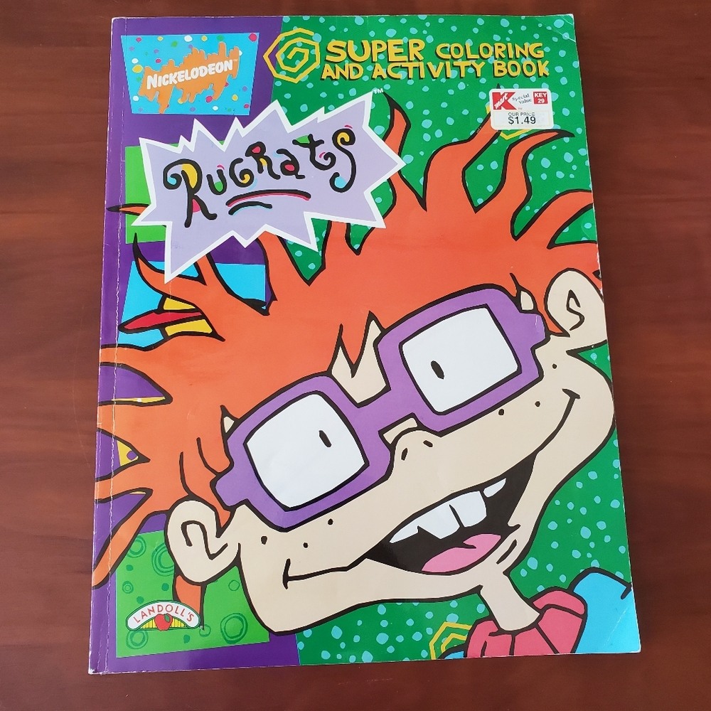 1997 Nickelodeon Rugrats Coloring Book